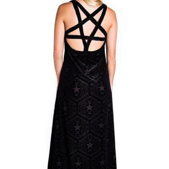 killstar Dresses & Skirts - Nwt killstar stargazer maxi dress witchy